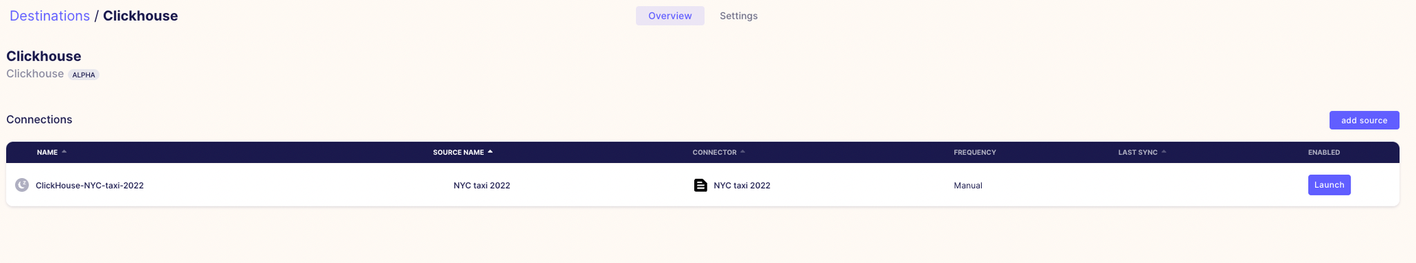 Sync now in Airbyte - Zoomed